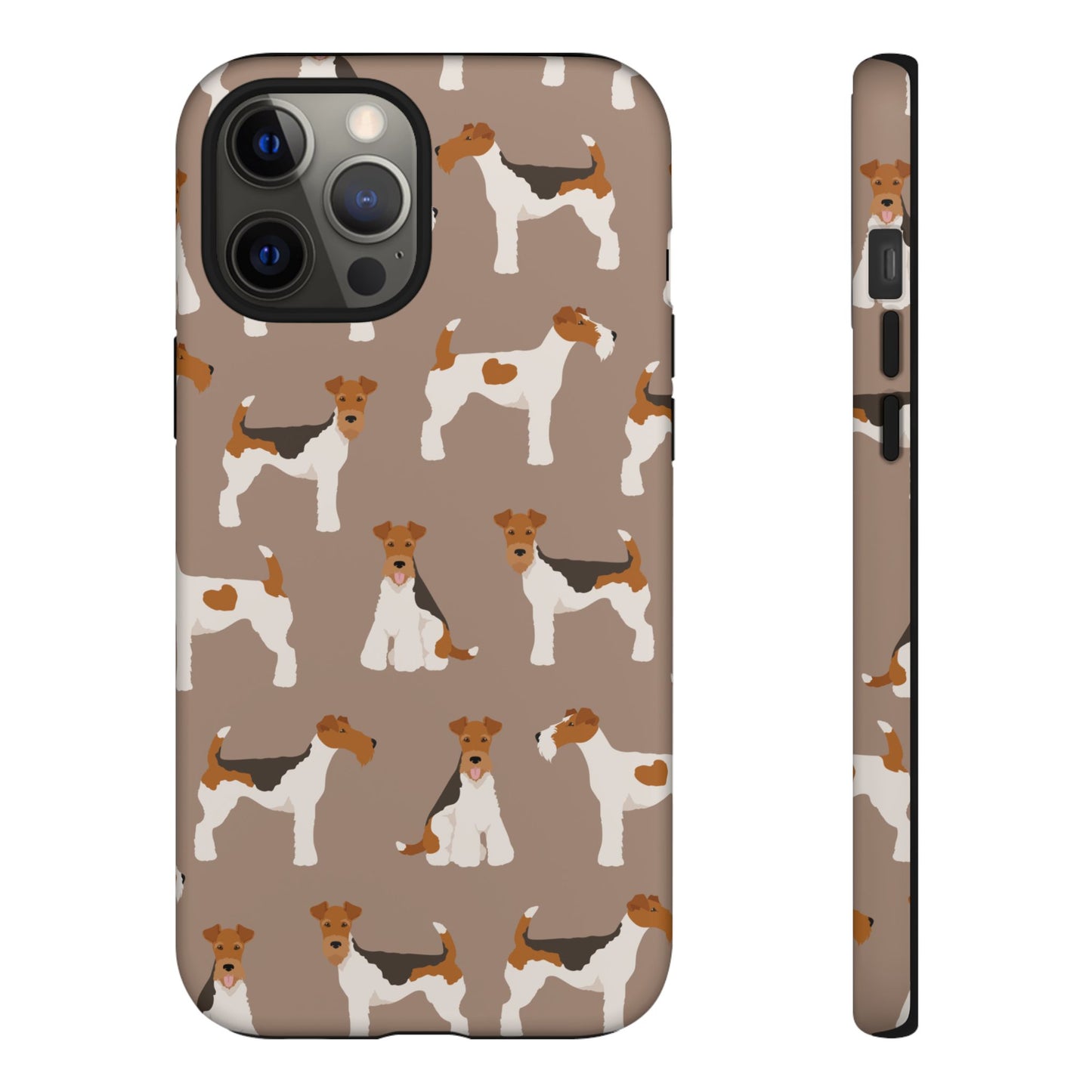 Wire Fox Terrier Lover Tough Case - Stylish Phone Case Featuring Playful Fox Terriers