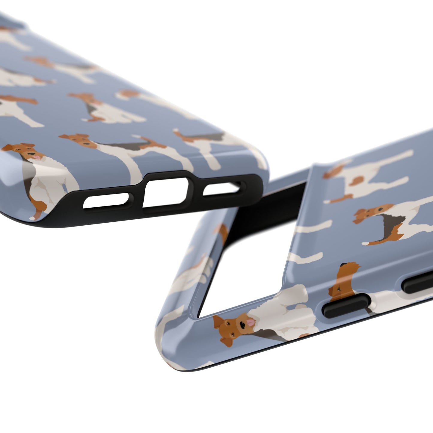Wire Fox Terrier Lover Tough Case - Stylish Phone Case Featuring Playful Fox Terriers