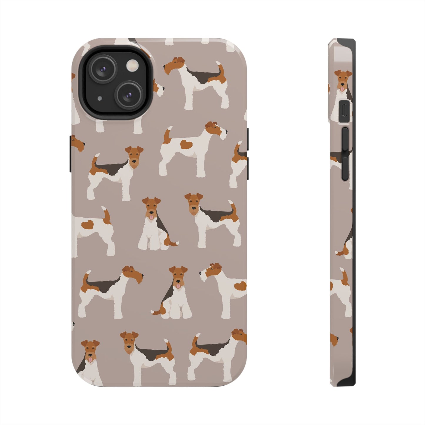 Cute Wire Fox Terrier Tough Phone Case - Durable and Stylish