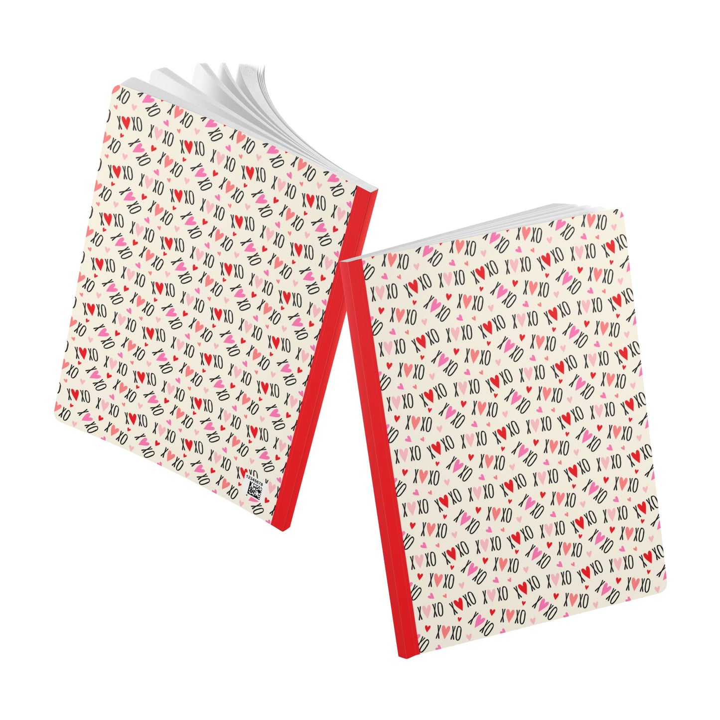 XoXo Hearts Softcover Journal with Inside Prints | Perfect for Notes and Gifts