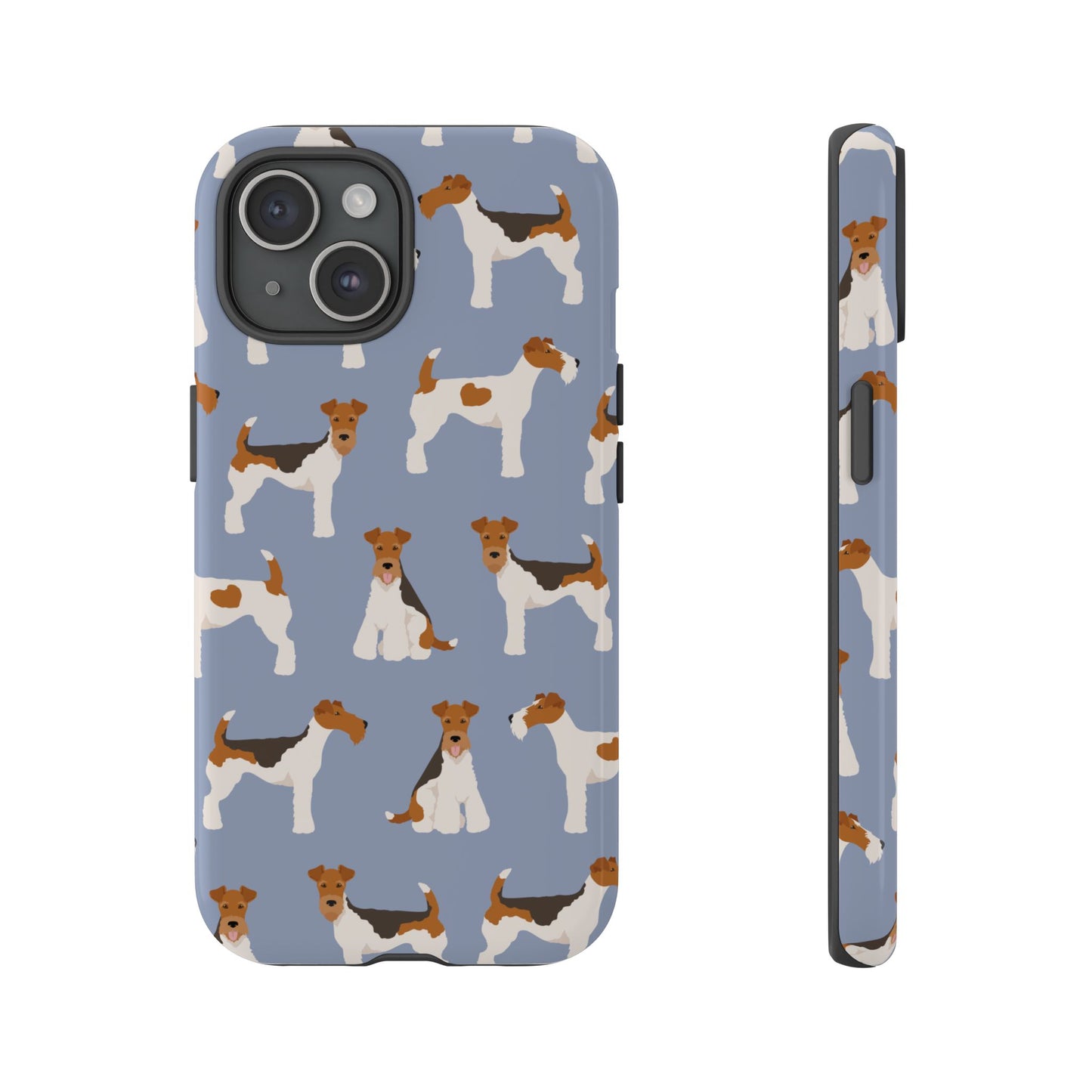 Wire Fox Terrier Lover Tough Case - Stylish Phone Case Featuring Playful Fox Terriers
