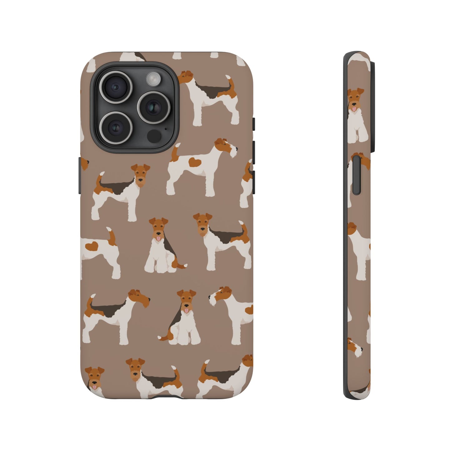 Wire Fox Terrier Lover Tough Case - Stylish Phone Case Featuring Playful Fox Terriers