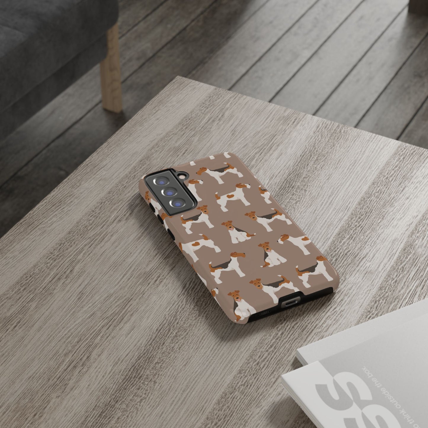 Wire Fox Terrier Lover Tough Case - Stylish Phone Case Featuring Playful Fox Terriers