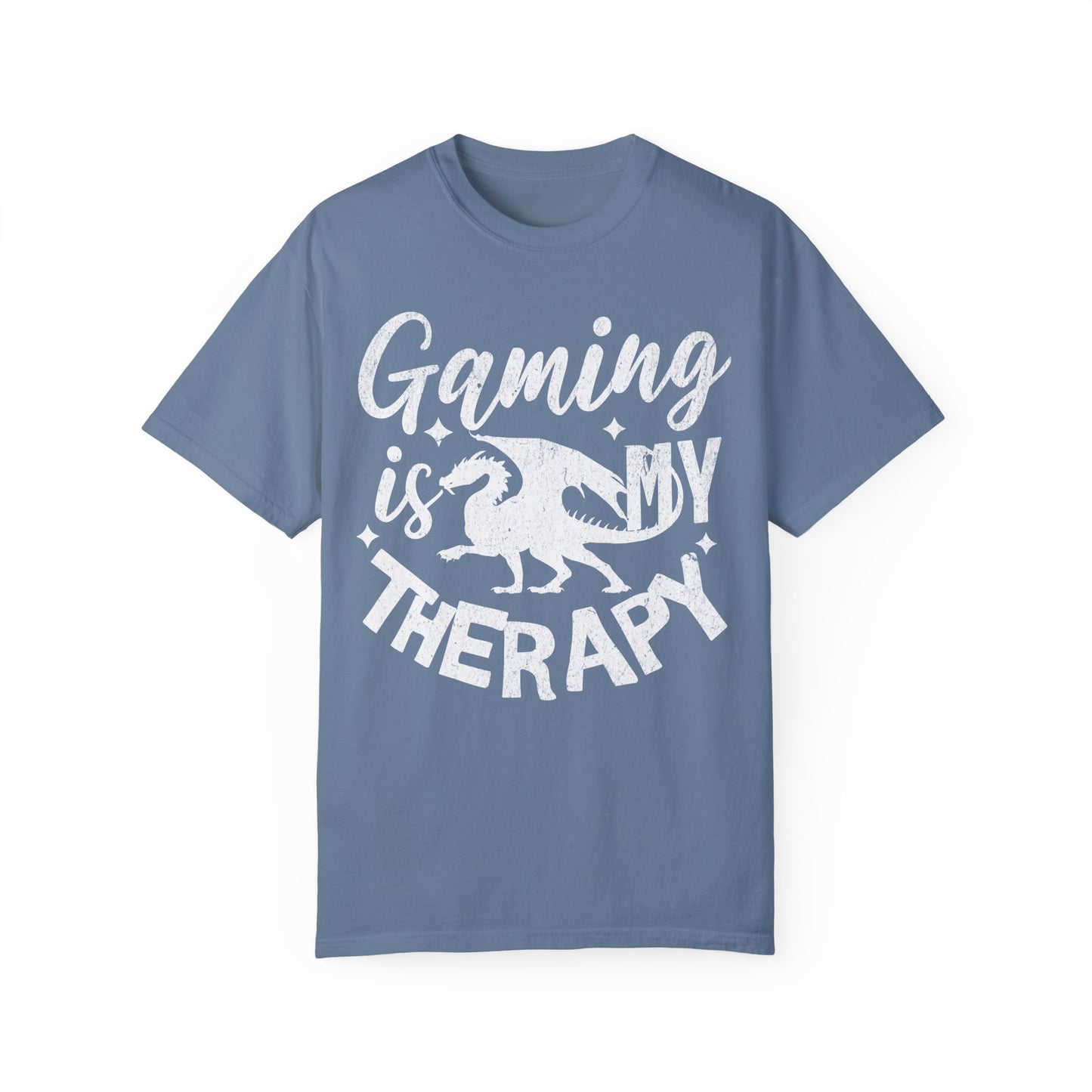 Gaming Therapy Unisex Garment-Dyed T-Shirt | Perfect for Gamers & Casual Wear