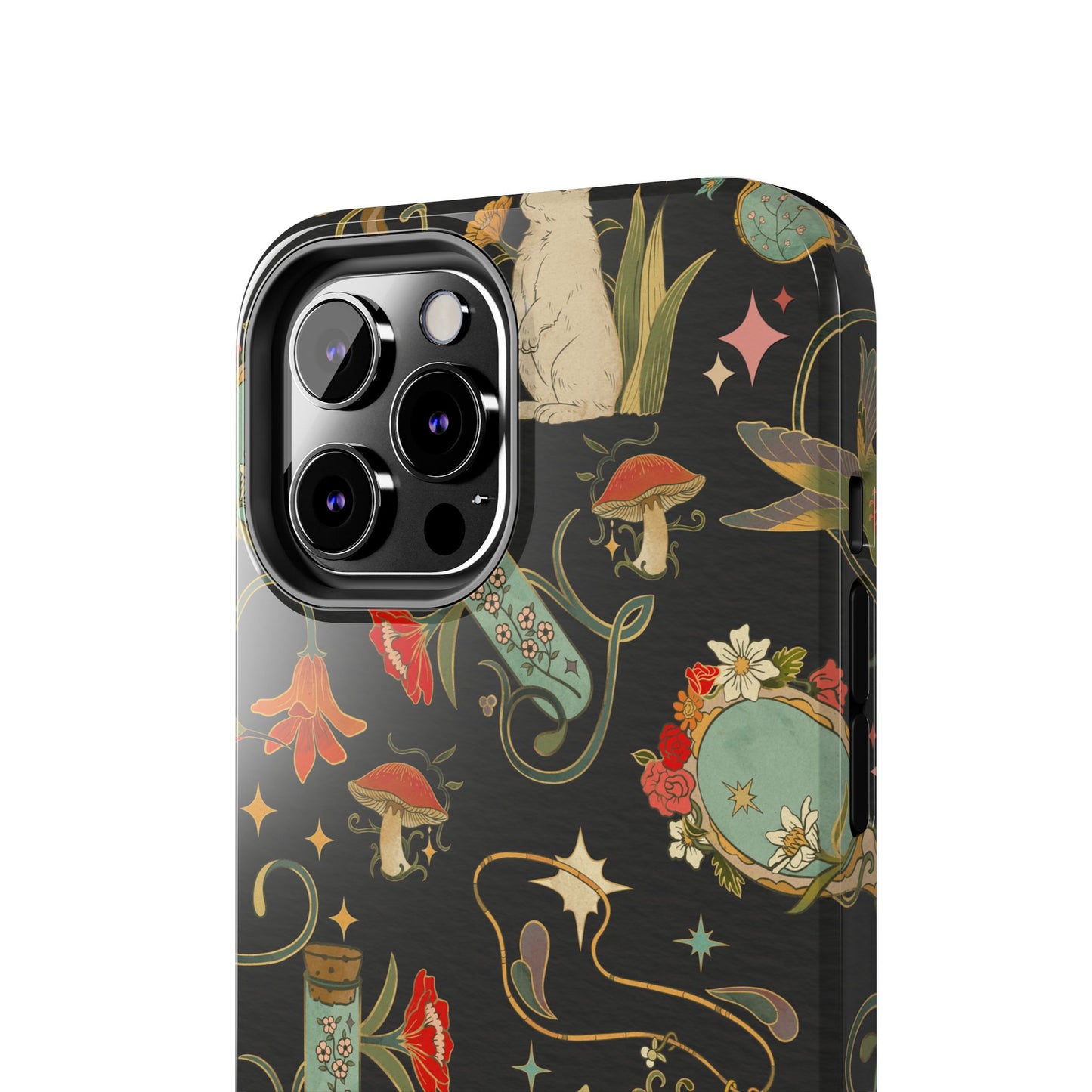 Whimsical Floral Rabbit Phone Case | Tough Protective Cover for Nature Lovers