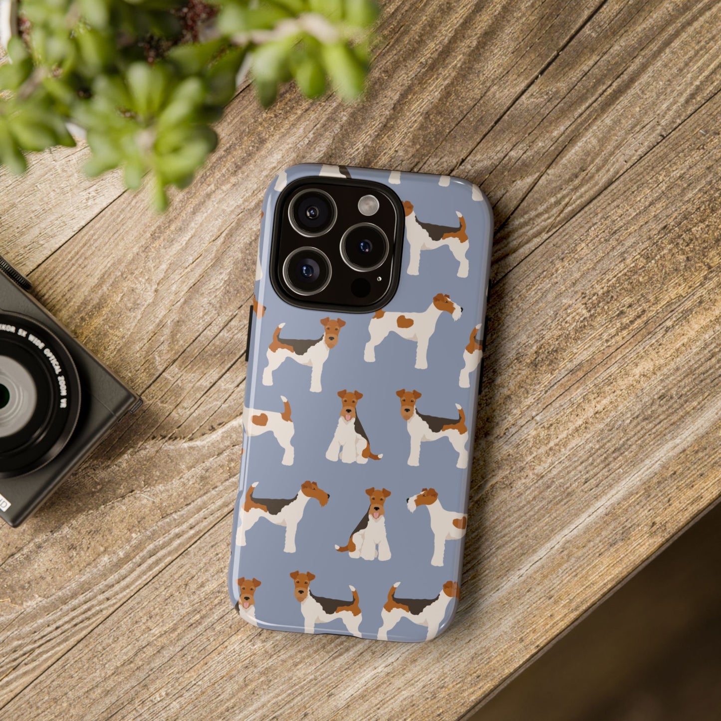 Wire Fox Terrier Lover Tough Case - Stylish Phone Case Featuring Playful Fox Terriers