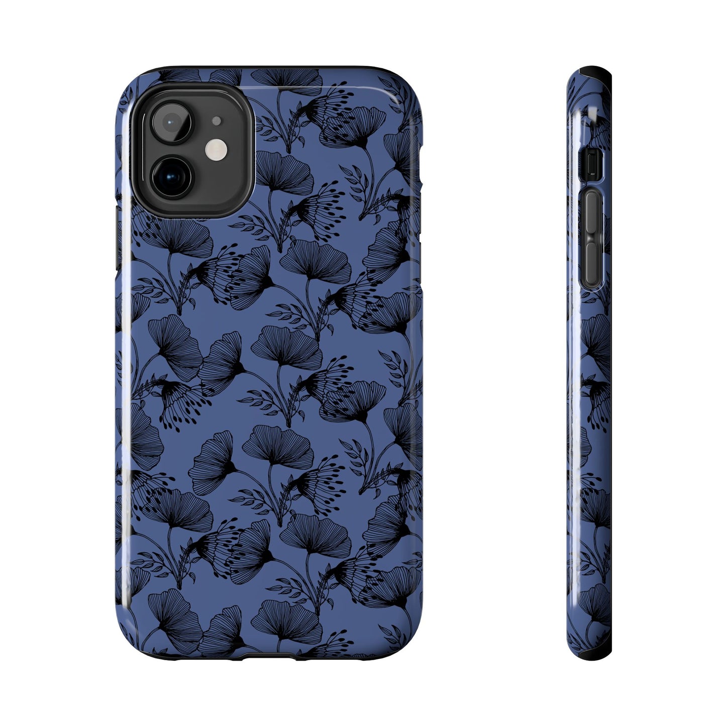 Ornate Floral Tough Phone Case - Durable Protection with Elegant Design