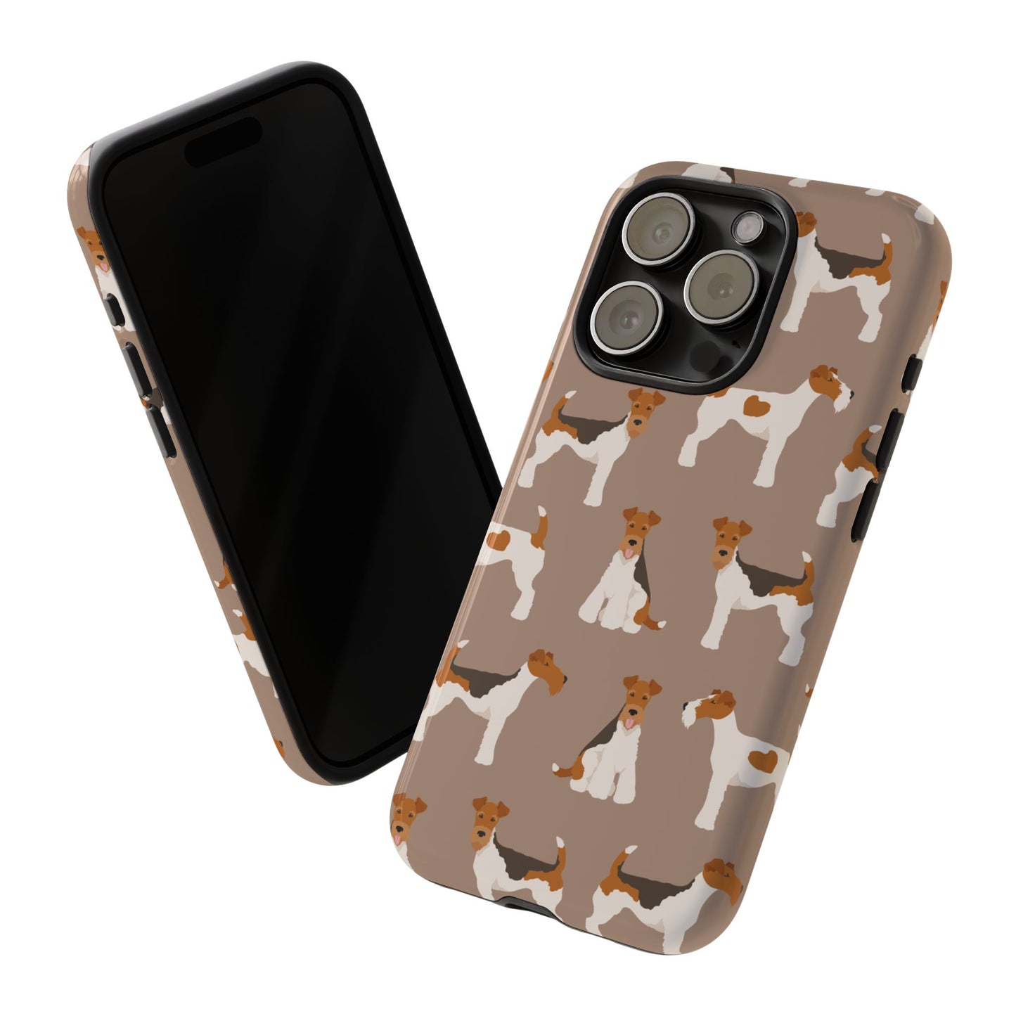 Wire Fox Terrier Lover Tough Case - Stylish Phone Case Featuring Playful Fox Terriers