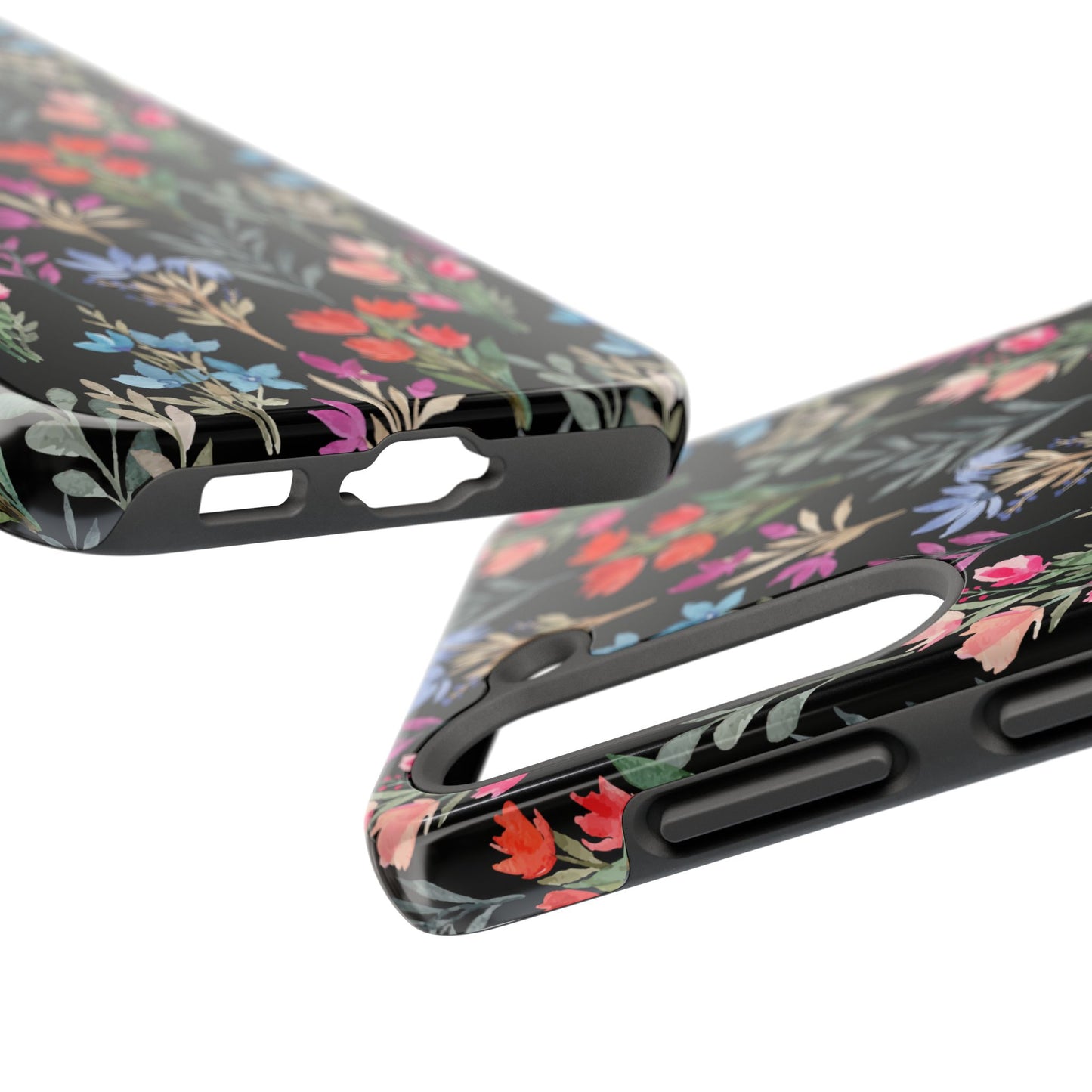 Floral Tough Phone Case - Durable Protection with Vibrant Botanical Design