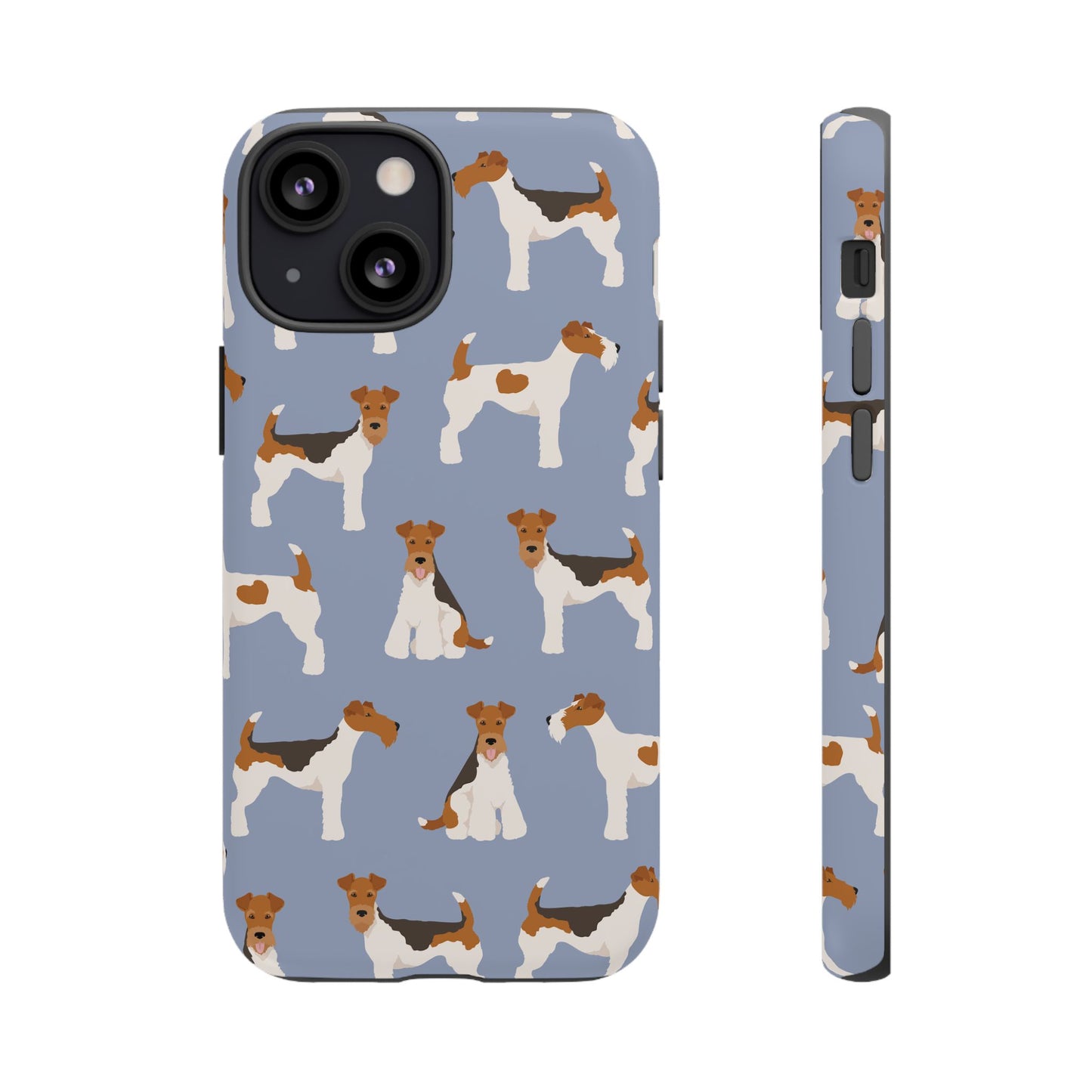 Wire Fox Terrier Lover Tough Case - Stylish Phone Case Featuring Playful Fox Terriers