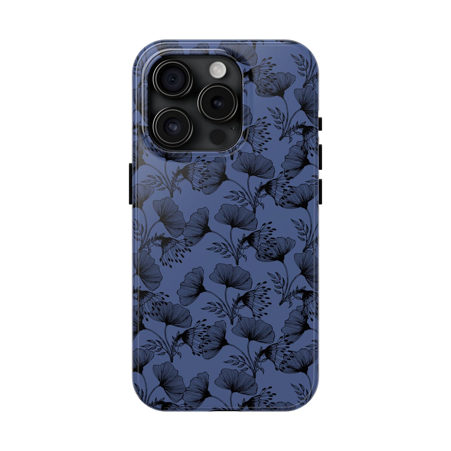 Ornate Floral Tough Phone Case - Durable Protection with Elegant Design