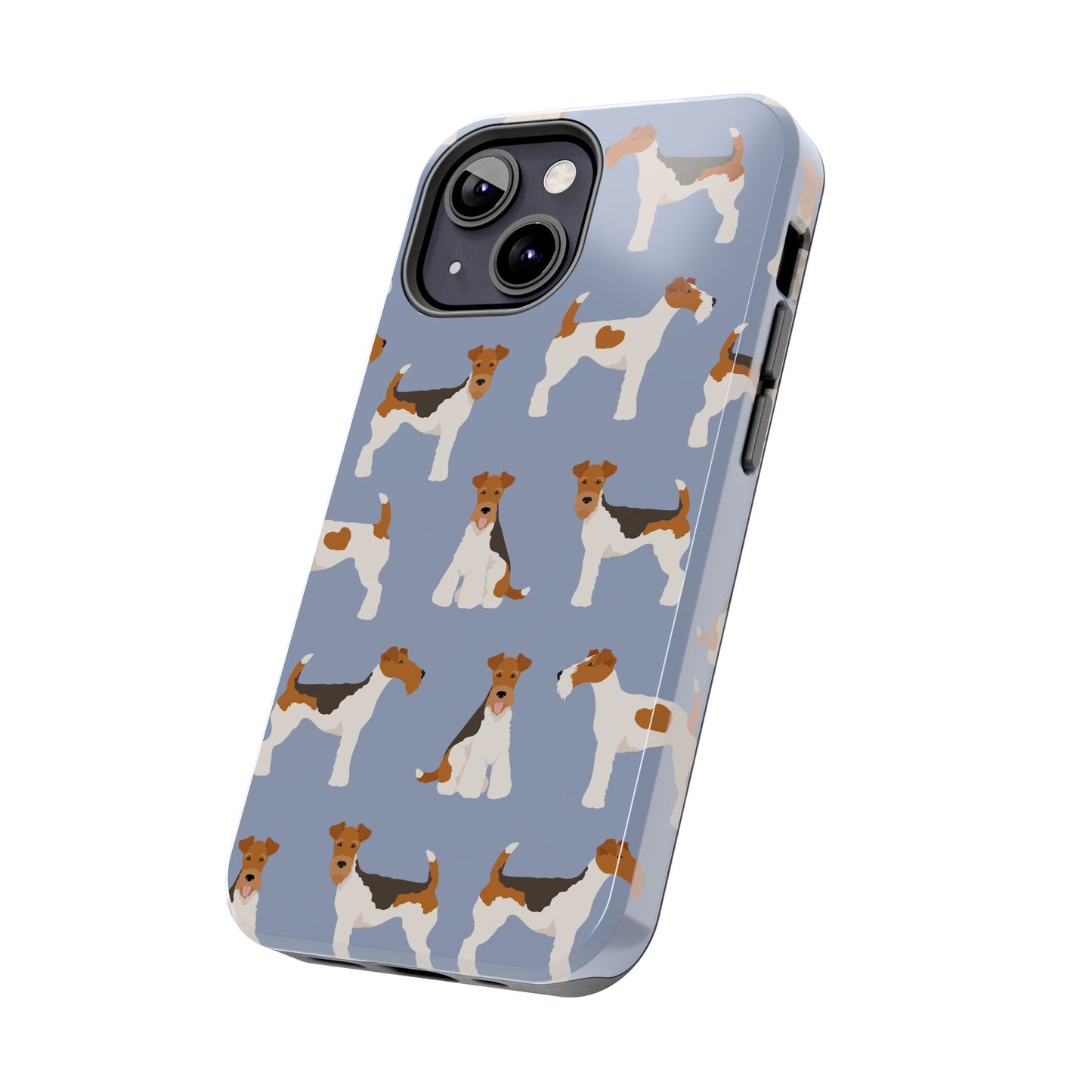 Playful Wire Fox Terrier Phone Case - Durable & Stylish Dog Lover Accessory