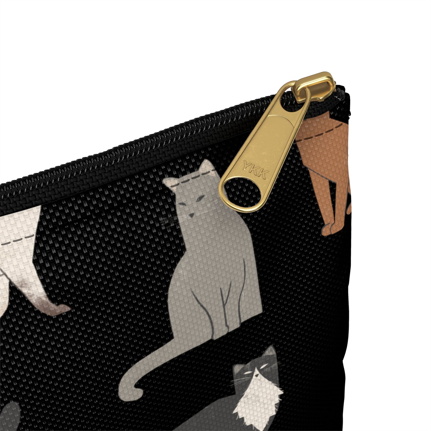 Cat Lover's Accessory Pouch - Cute Feline Print for Organizing Essentials