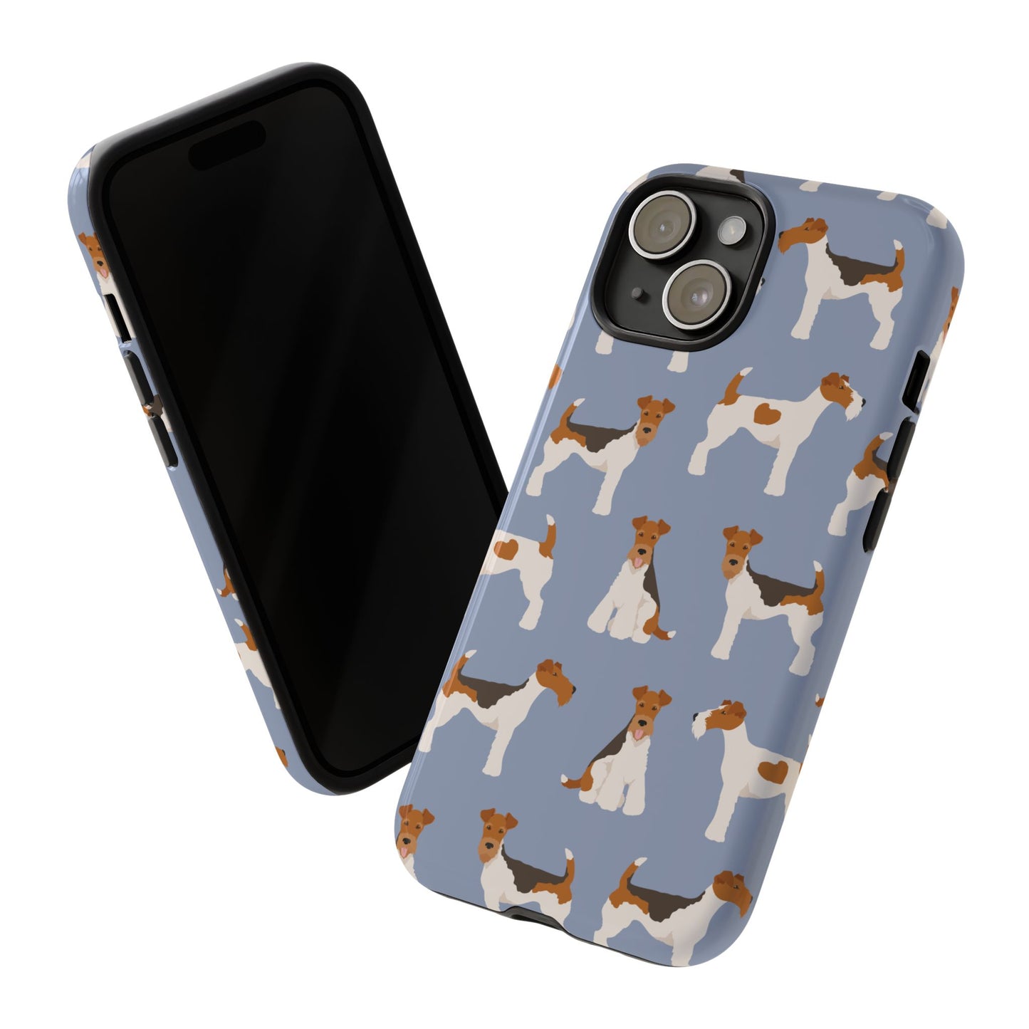 Wire Fox Terrier Lover Tough Case - Stylish Phone Case Featuring Playful Fox Terriers