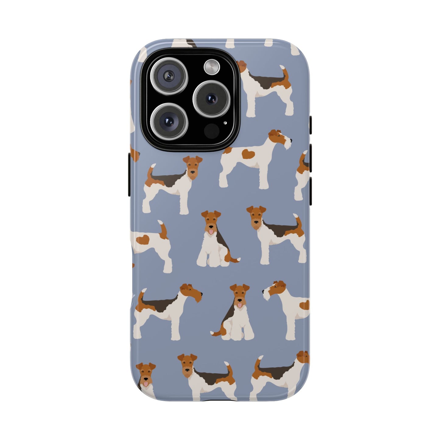 Wire Fox Terrier Lover Tough Case - Stylish Phone Case Featuring Playful Fox Terriers