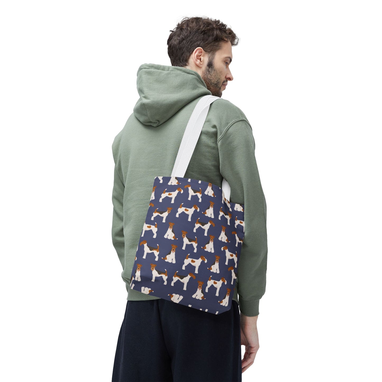 Wire Fox Terrier Dog Pattern Tote Bag - Perfect for Pet Lovers!