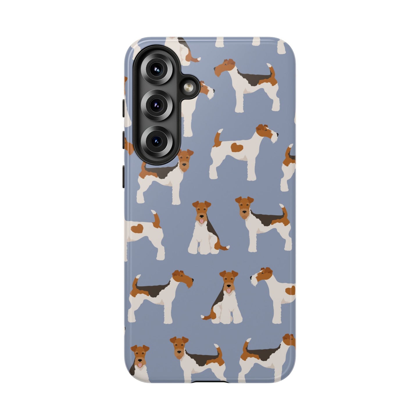 Wire Fox Terrier Lover Tough Case - Stylish Phone Case Featuring Playful Fox Terriers