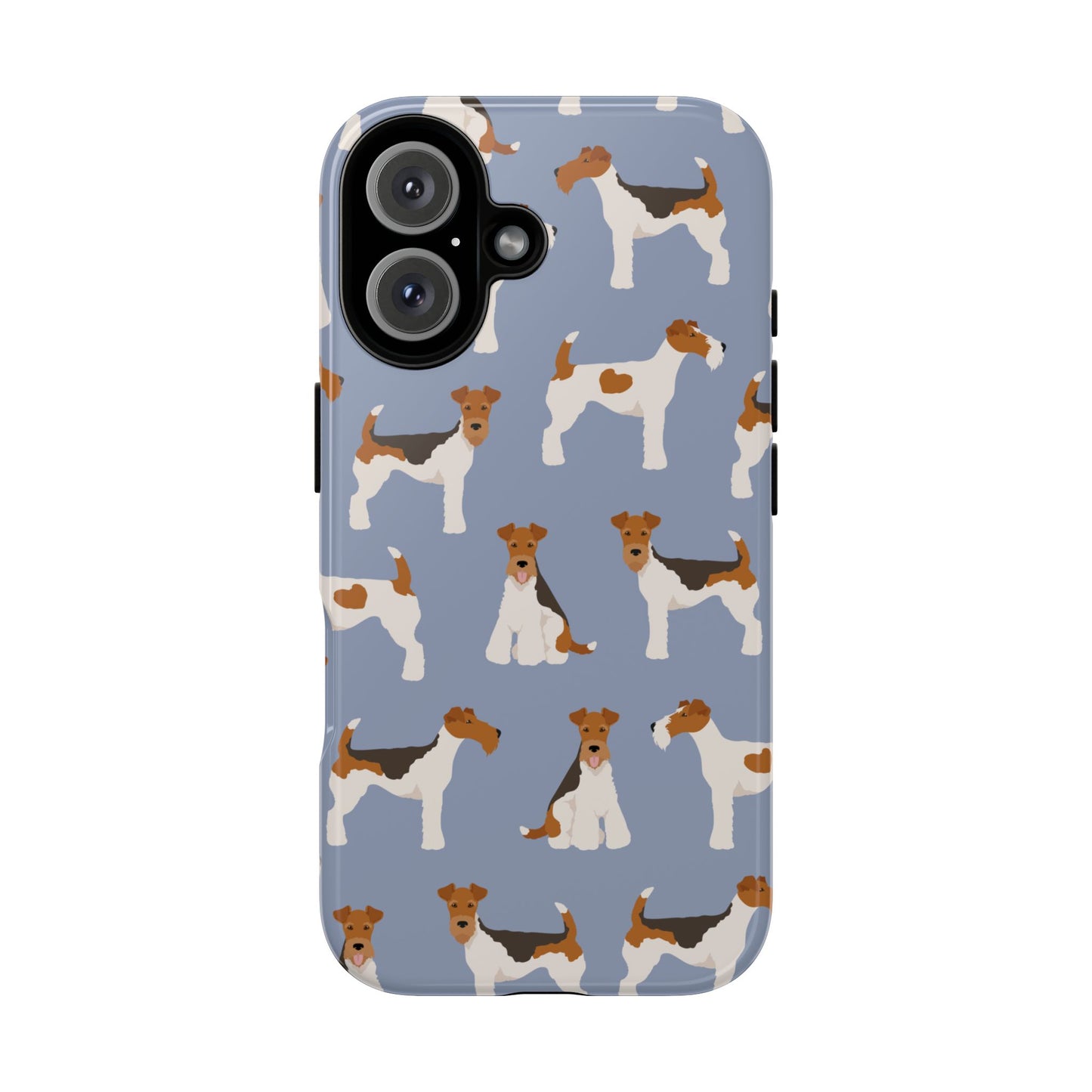 Wire Fox Terrier Lover Tough Case - Stylish Phone Case Featuring Playful Fox Terriers