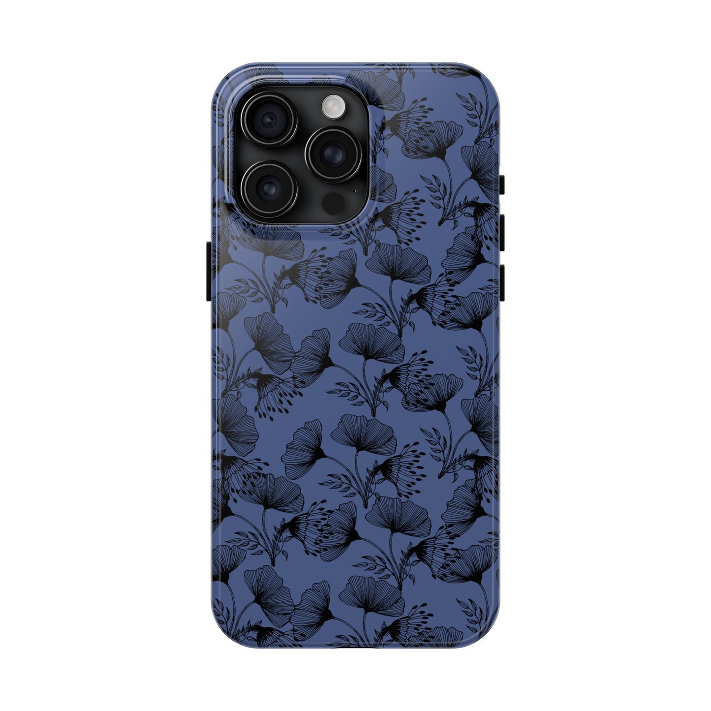 Ornate Floral Tough Phone Case - Durable Protection with Elegant Design