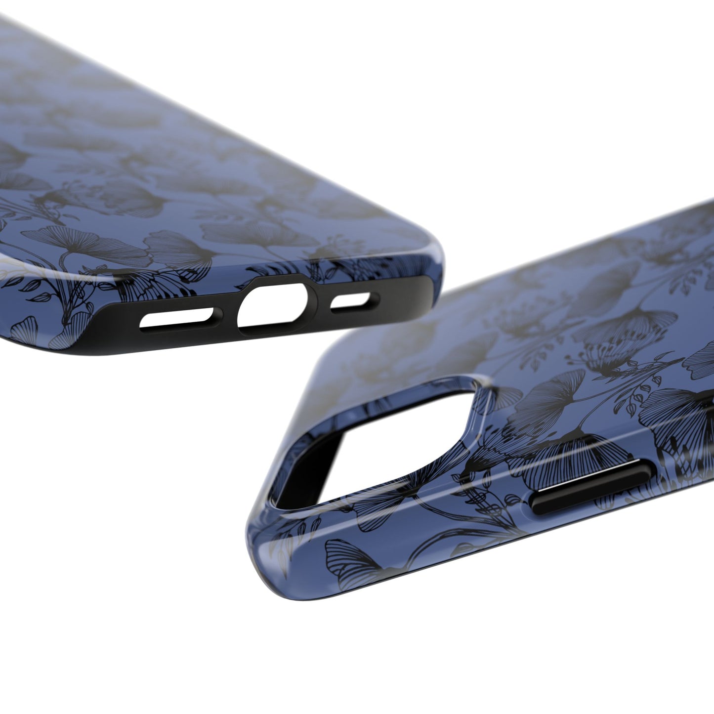 Ornate Floral Tough Phone Case - Durable Protection with Elegant Design