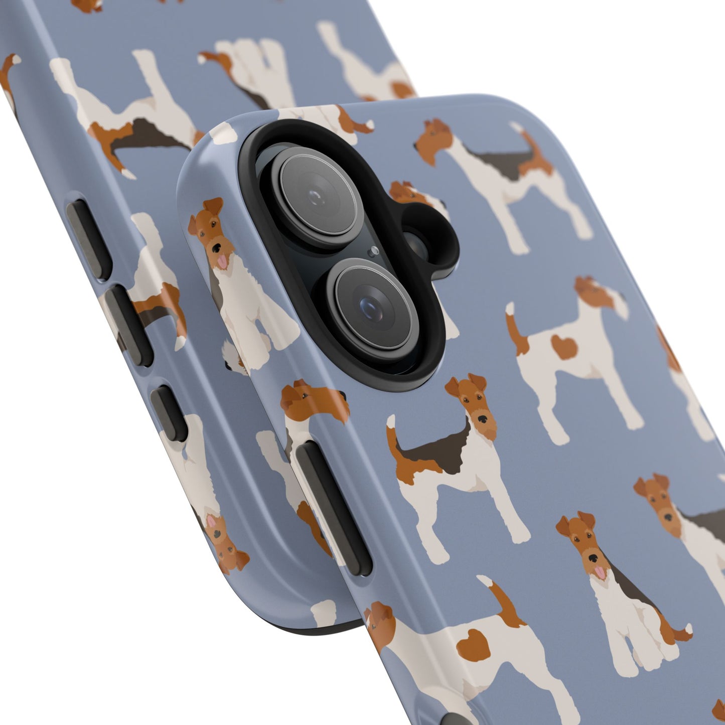Playful Wire Fox Terrier Phone Case - Durable & Stylish Dog Lover Accessory