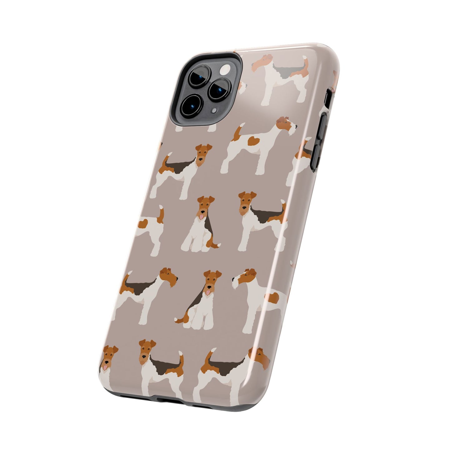 Cute Wire Fox Terrier Tough Phone Case - Durable and Stylish