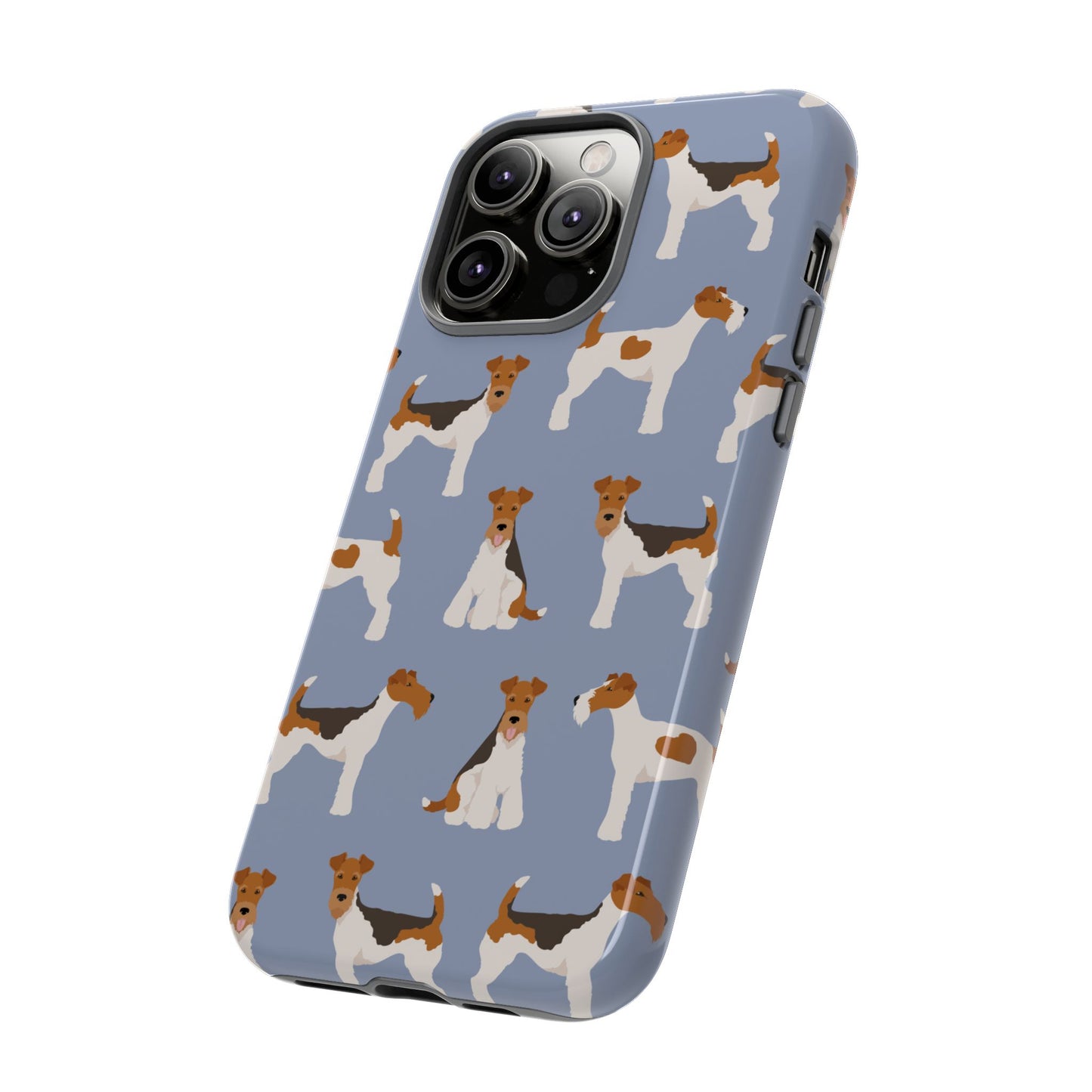 Wire Fox Terrier Lover Tough Case - Stylish Phone Case Featuring Playful Fox Terriers
