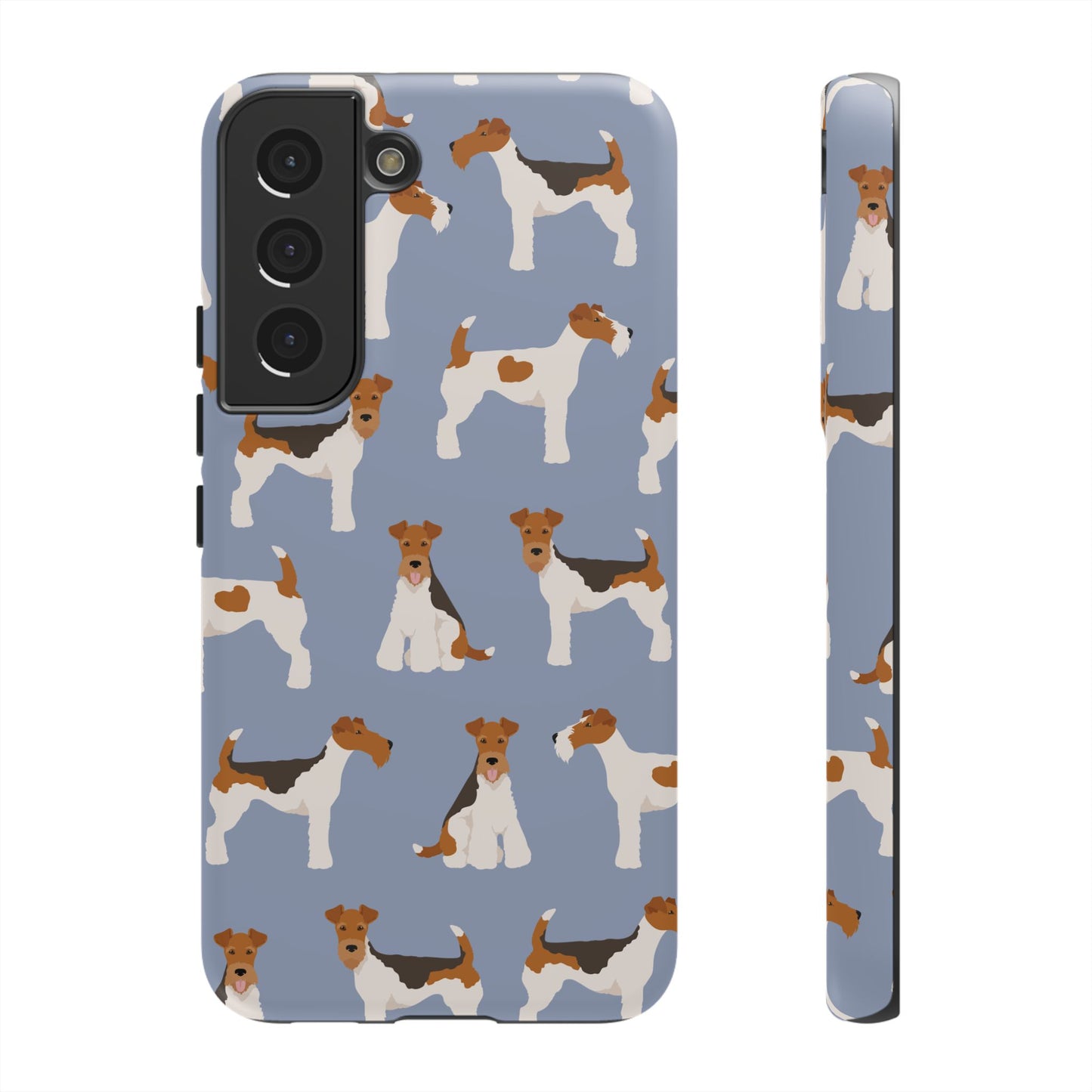 Wire Fox Terrier Lover Tough Case - Stylish Phone Case Featuring Playful Fox Terriers