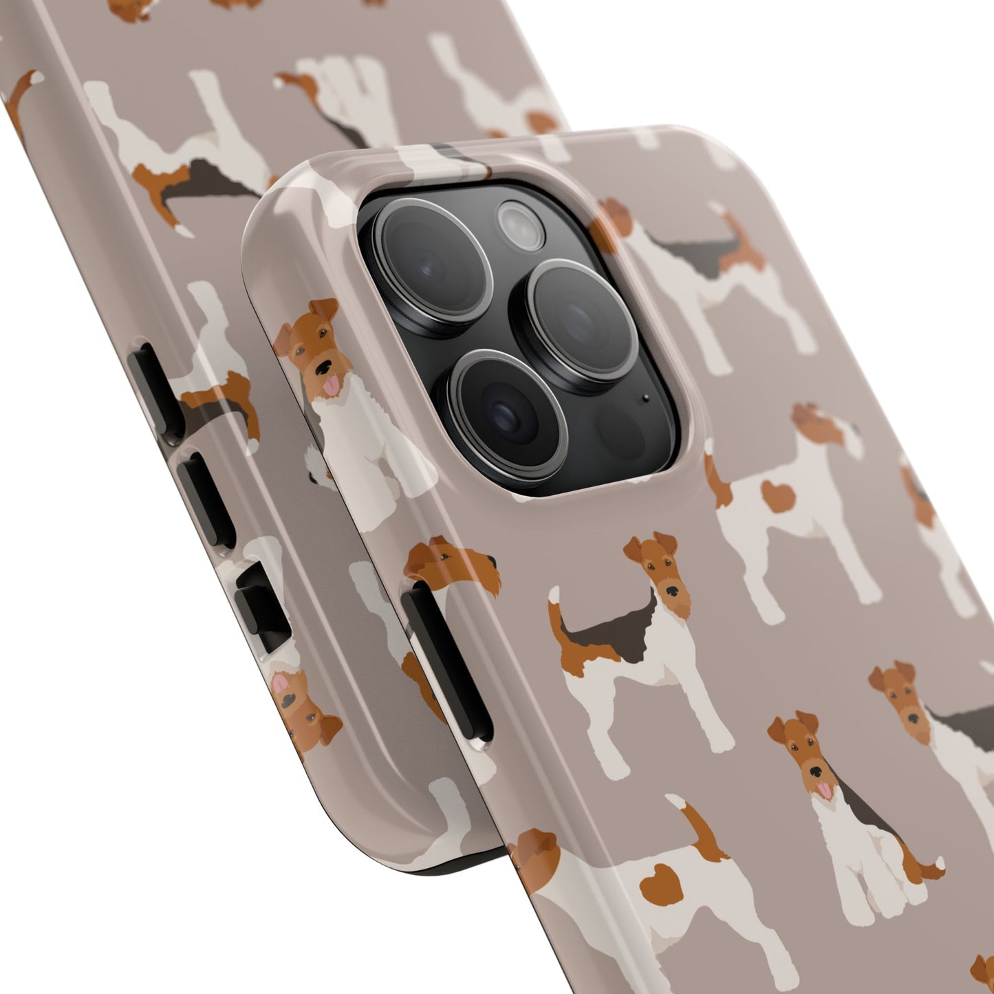 Cute Wire Fox Terrier Tough Phone Case - Durable and Stylish