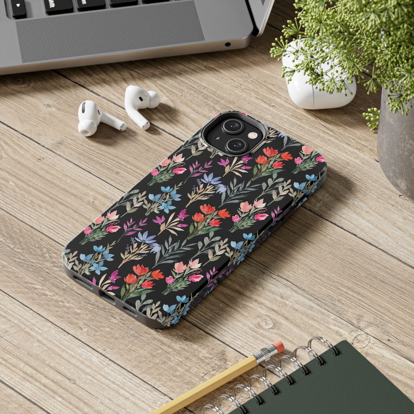 Floral Tough Phone Case - Durable Protection with Vibrant Botanical Design