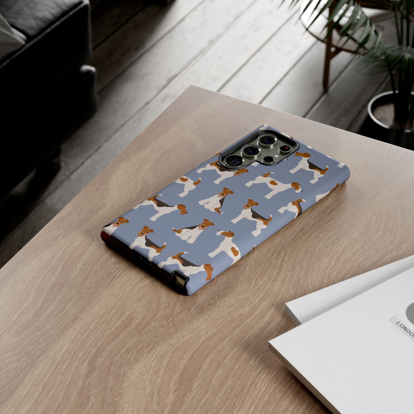 Wire Fox Terrier Lover Tough Case - Stylish Phone Case Featuring Playful Fox Terriers