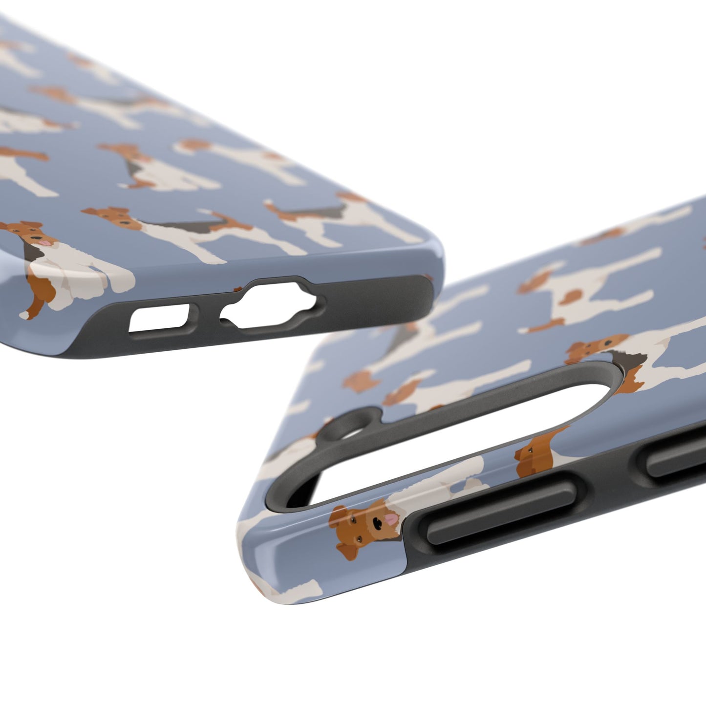 Playful Wire Fox Terrier Phone Case - Durable & Stylish Dog Lover Accessory