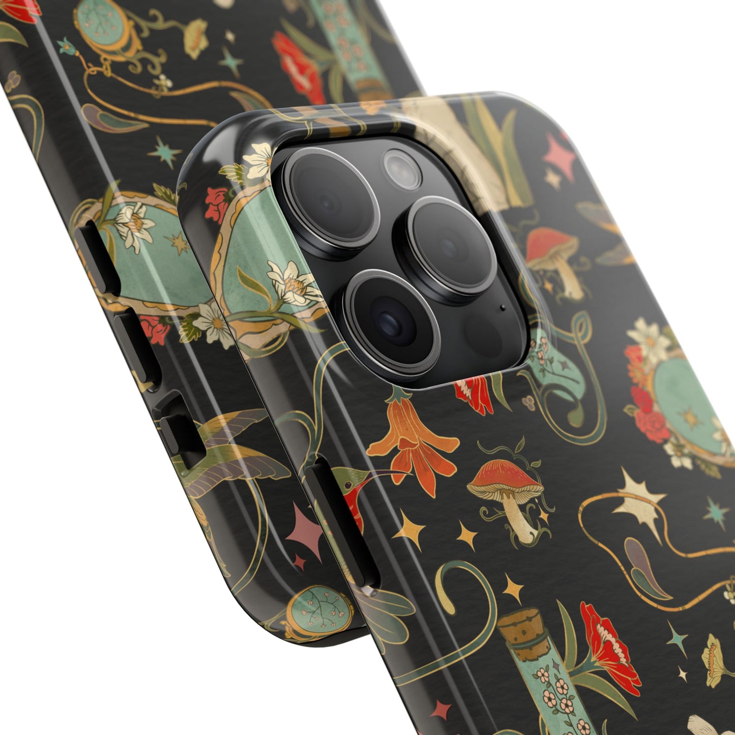 Whimsical Floral Rabbit Phone Case | Tough Protective Cover for Nature Lovers