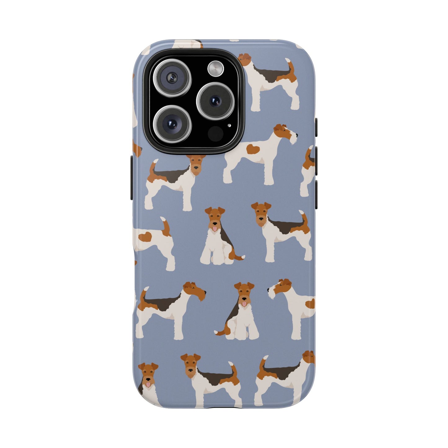 Playful Wire Fox Terrier Phone Case - Durable & Stylish Dog Lover Accessory