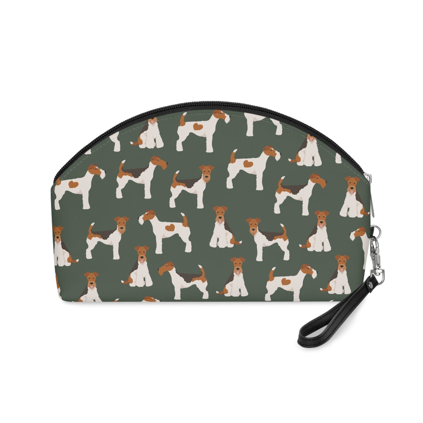 Wire Fox Terrier Lover's Makeup Bag - Cute Fox Terrier Design for Pet Lovers