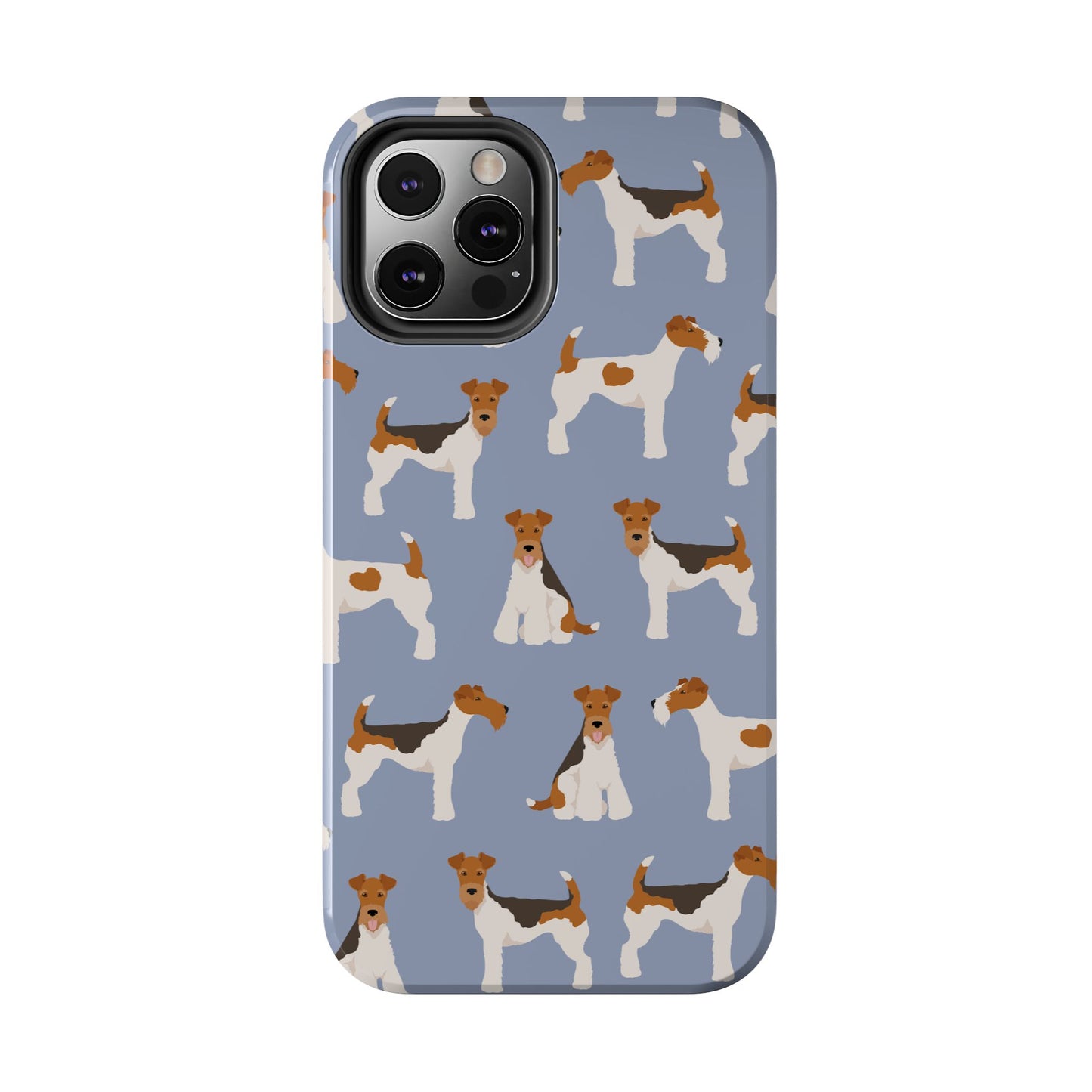 Playful Wire Fox Terrier Phone Case - Durable & Stylish Dog Lover Accessory