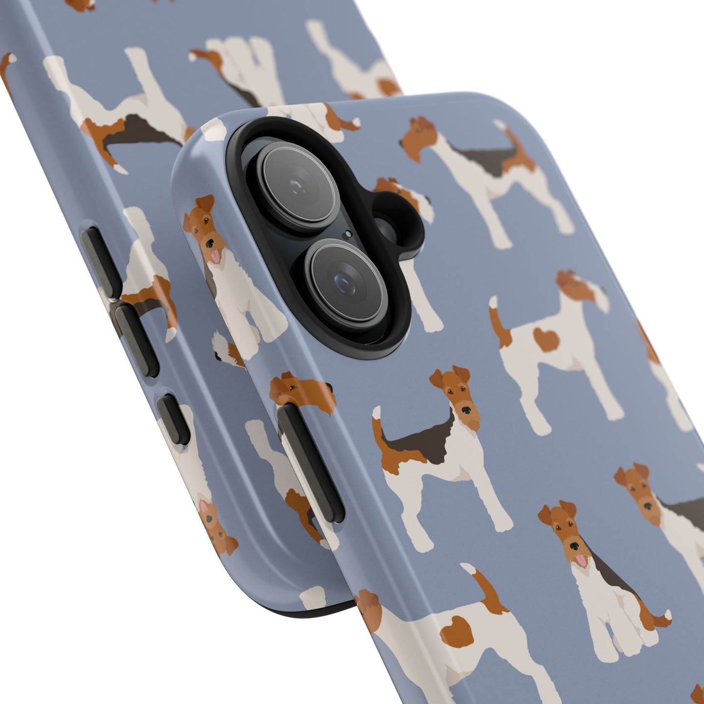 Playful Wire Fox Terrier Phone Case - Durable & Stylish Dog Lover Accessory