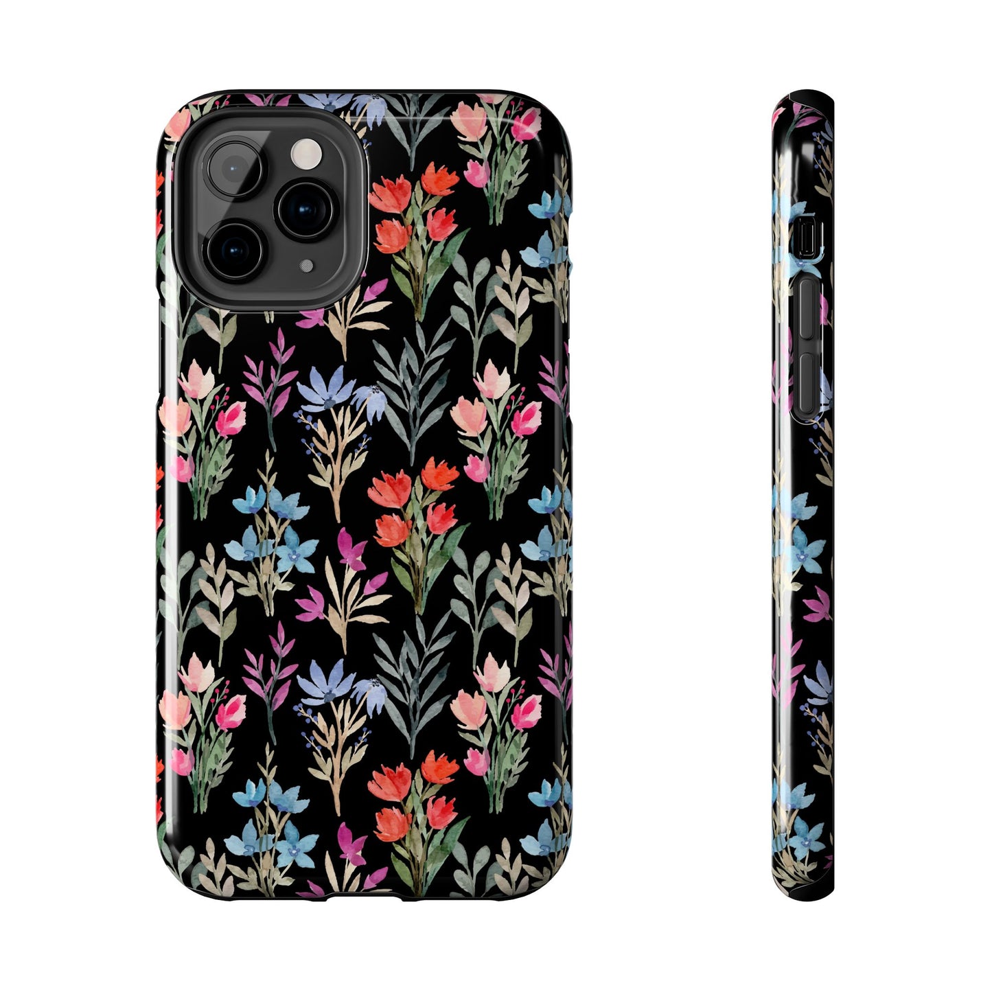 Floral Tough Phone Case - Durable Protection with Vibrant Botanical Design