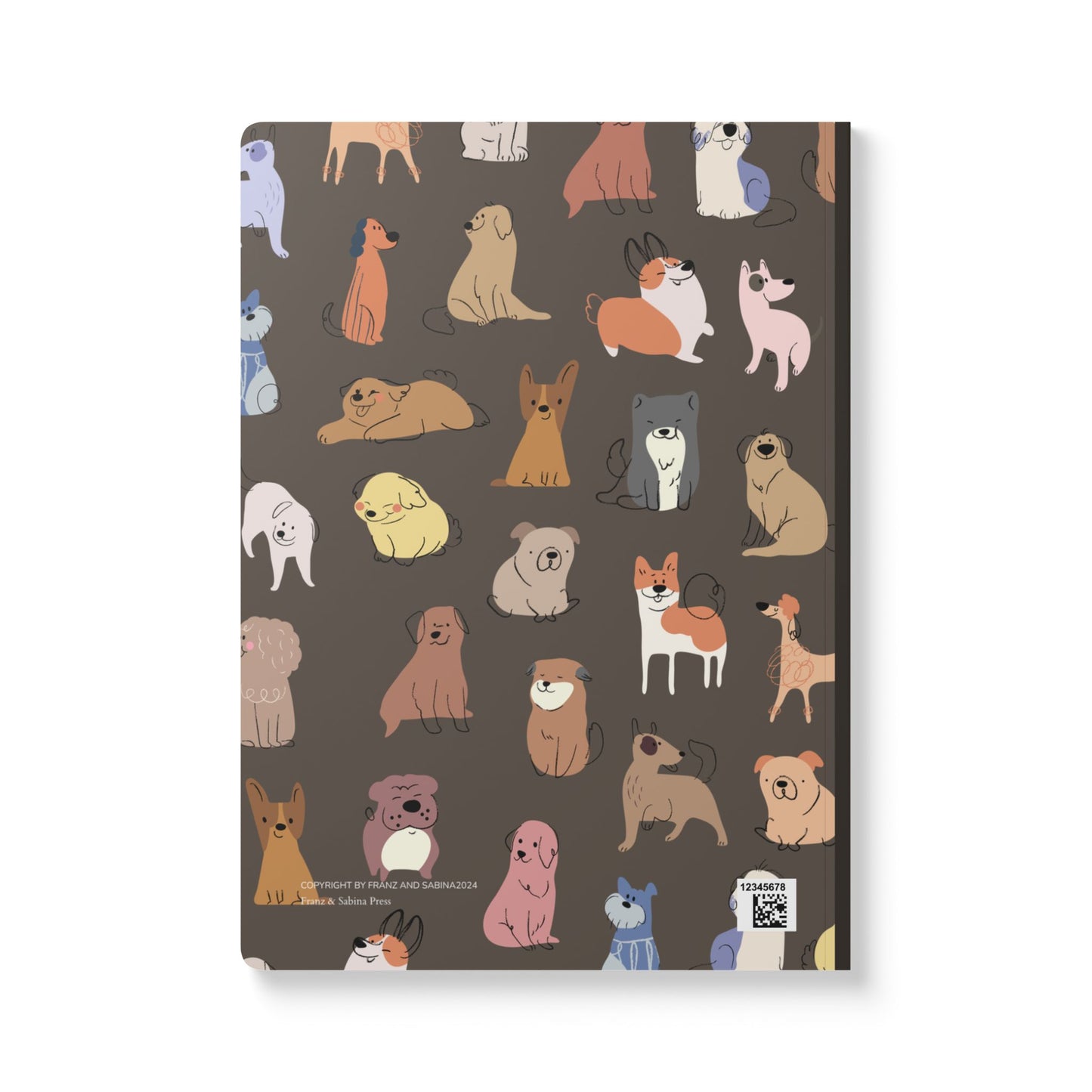 Adorable Dog-Themed Softcover Journal - Perfect for Pet Lovers