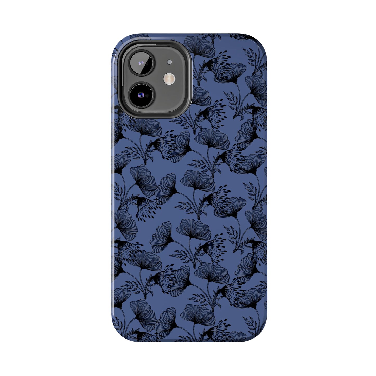 Ornate Floral Tough Phone Case - Durable Protection with Elegant Design