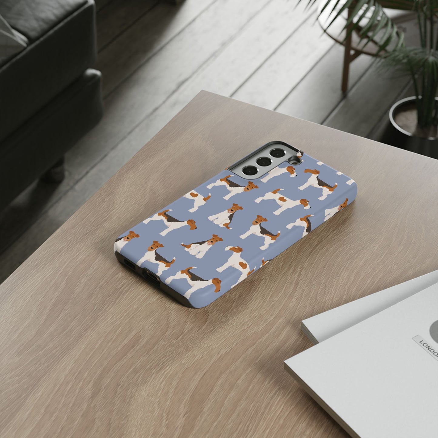 Wire Fox Terrier Lover Tough Case - Stylish Phone Case Featuring Playful Fox Terriers