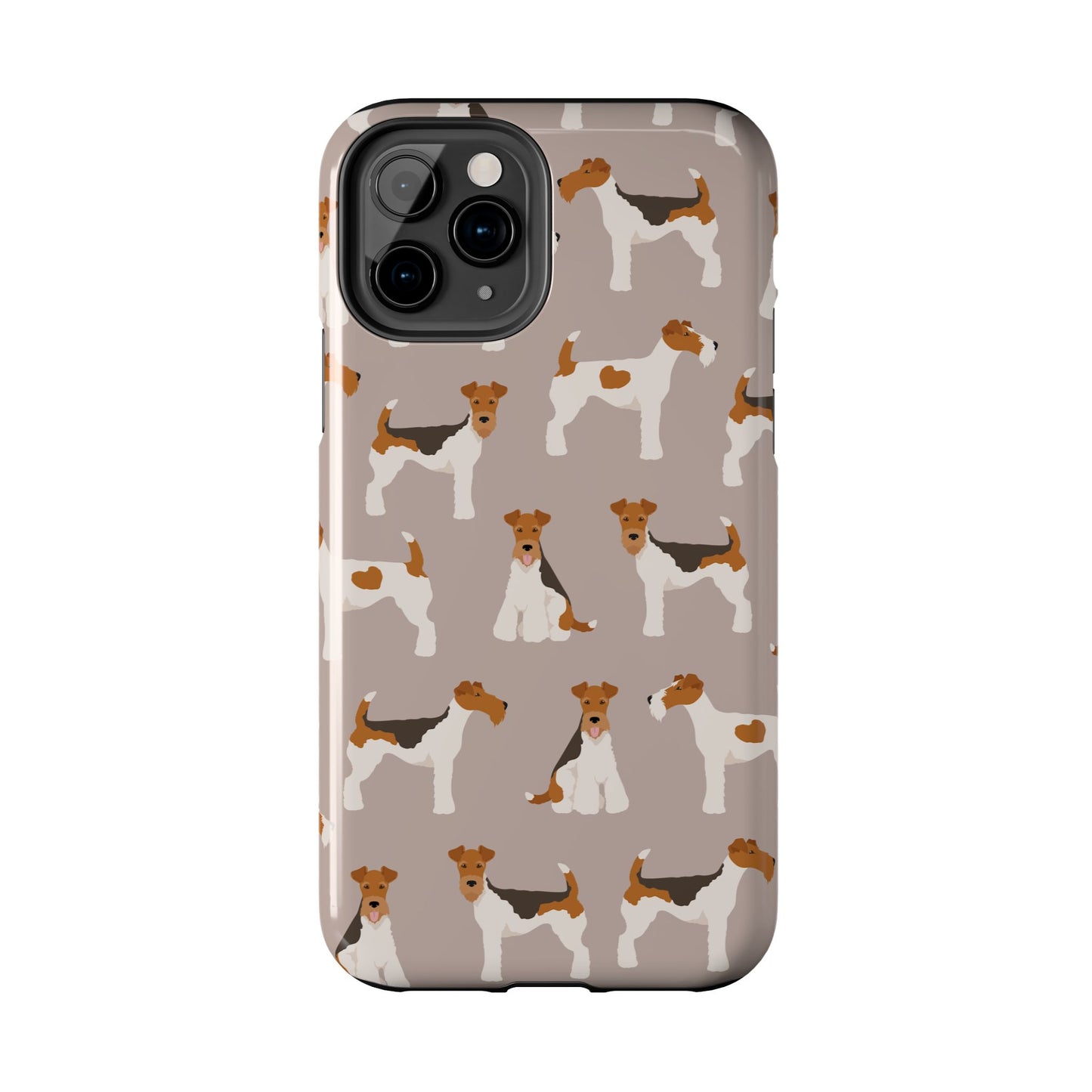 Cute Wire Fox Terrier Tough Phone Case - Durable and Stylish
