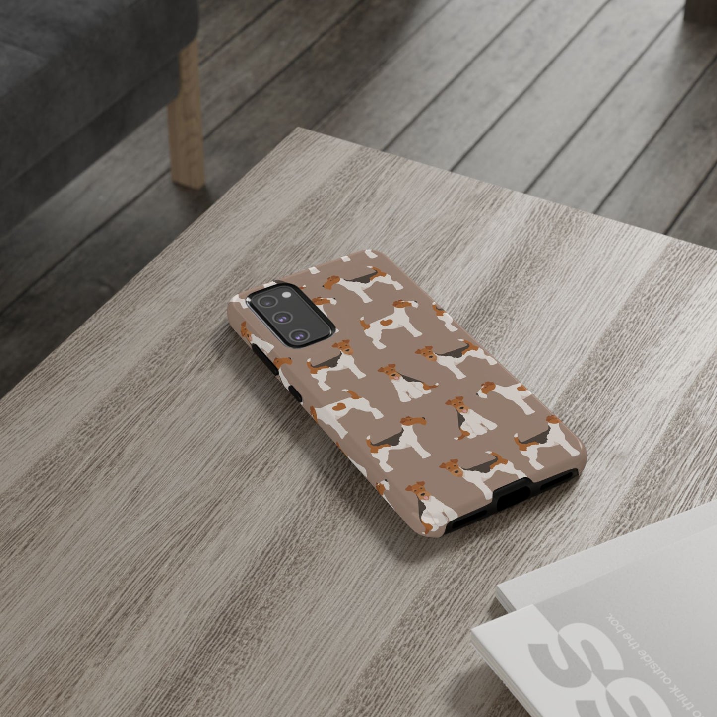 Wire Fox Terrier Lover Tough Case - Stylish Phone Case Featuring Playful Fox Terriers