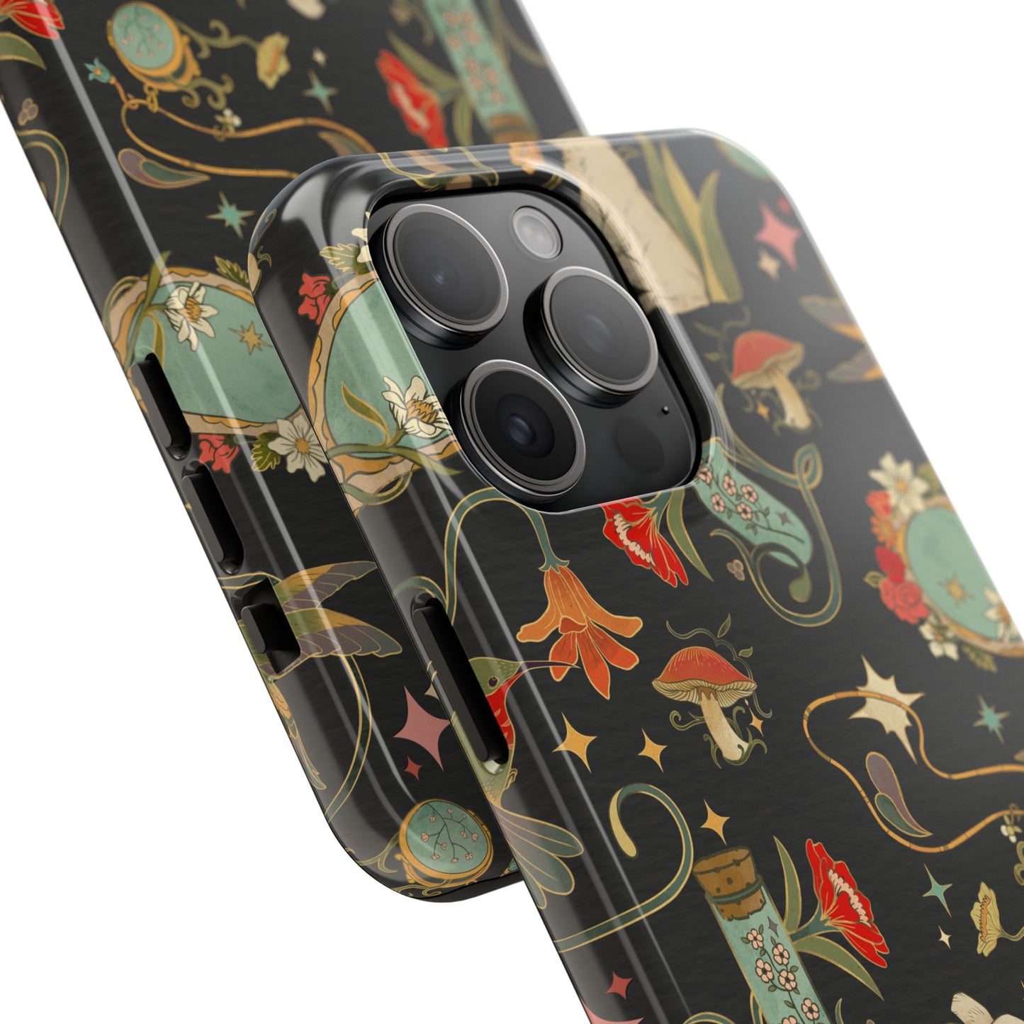Whimsical Floral Rabbit Phone Case | Tough Protective Cover for Nature Lovers