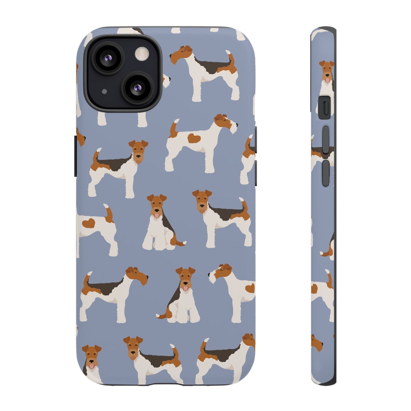 Wire Fox Terrier Lover Tough Case - Stylish Phone Case Featuring Playful Fox Terriers