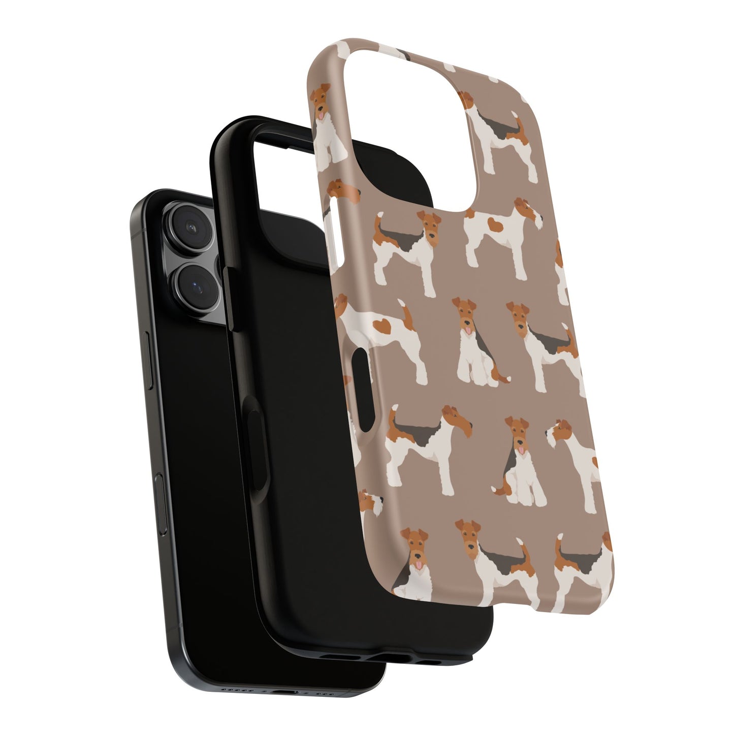 Wire Fox Terrier Lover Tough Case - Stylish Phone Case Featuring Playful Fox Terriers