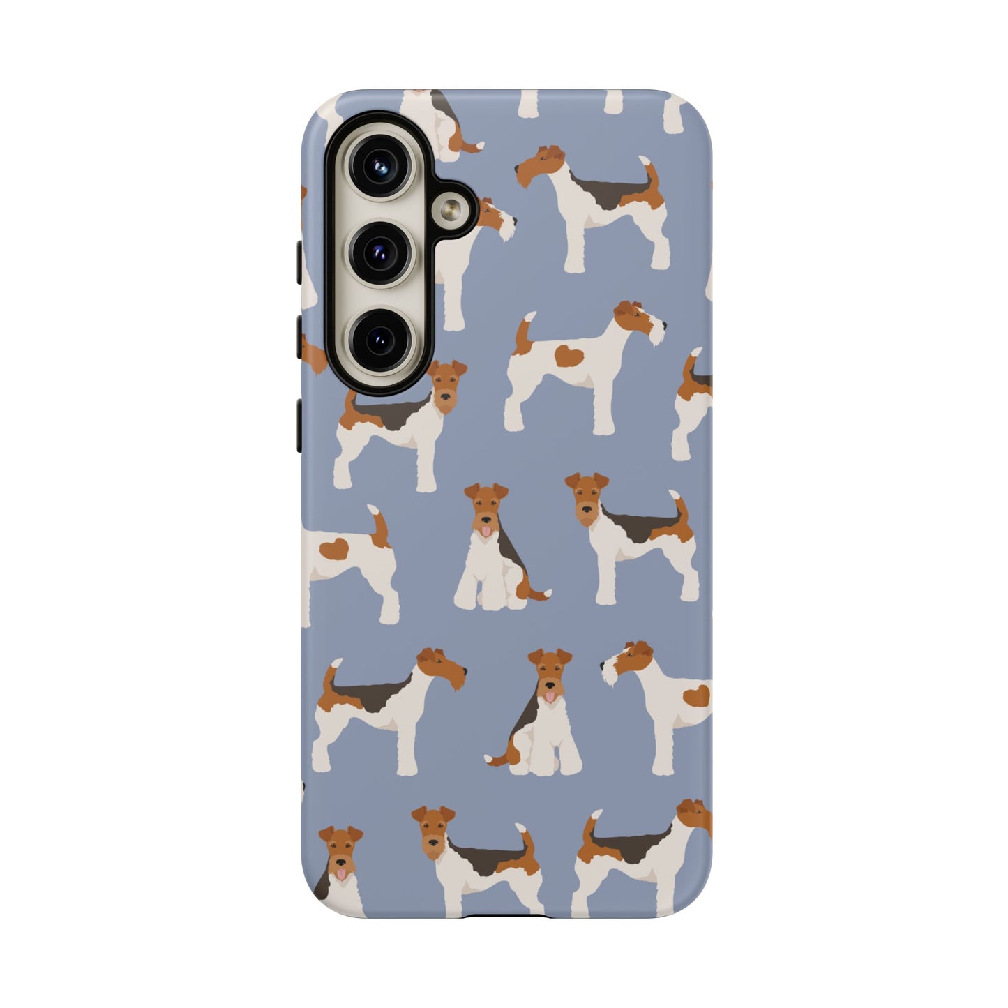Wire Fox Terrier Lover Tough Case - Stylish Phone Case Featuring Playful Fox Terriers