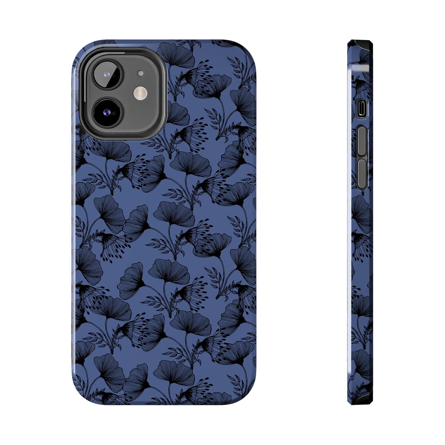 Ornate Floral Tough Phone Case - Durable Protection with Elegant Design