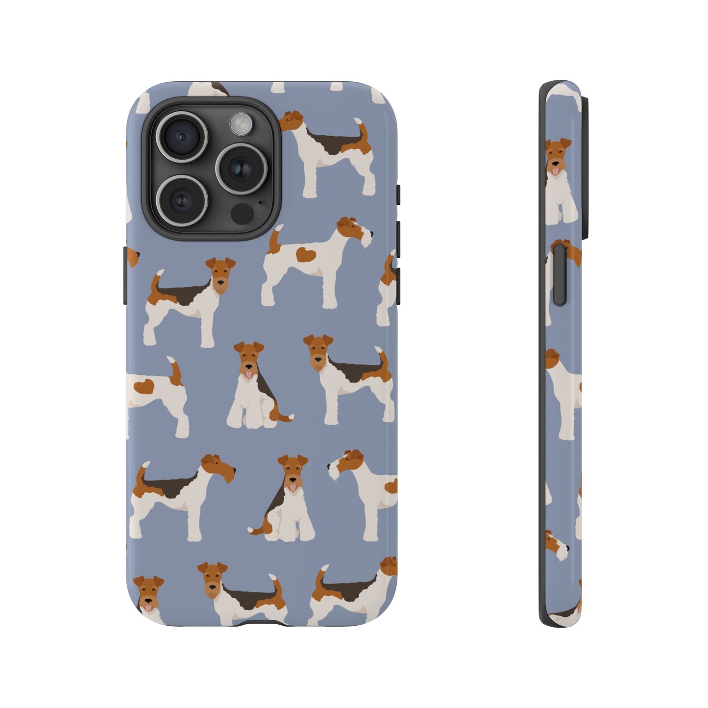 Wire Fox Terrier Lover Tough Case - Stylish Phone Case Featuring Playful Fox Terriers