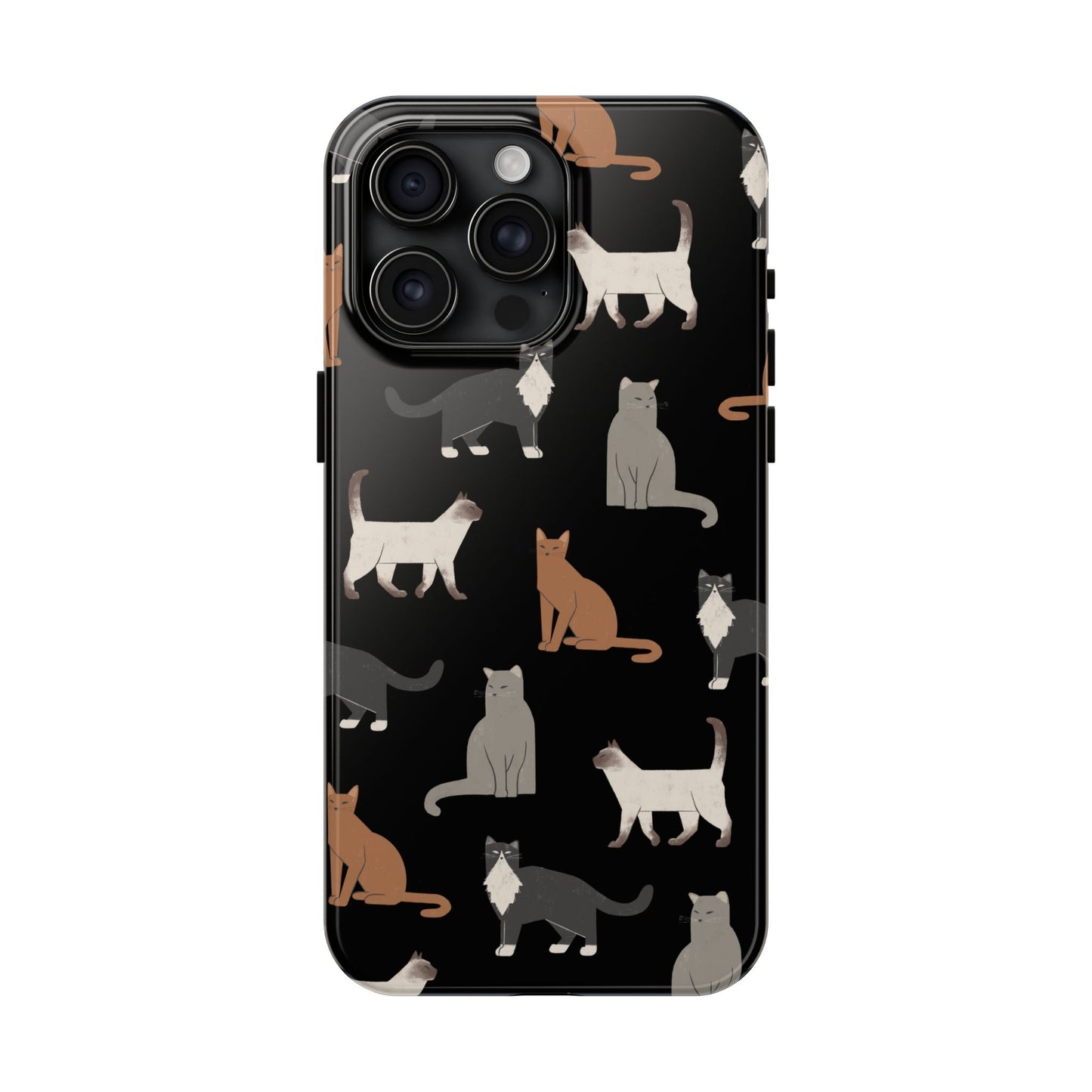 Cubist Cat Tough Phone Case - Stylish & Durable for Pet Fans